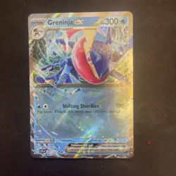 Greninja EX - 041/142 - Stellar Crown - Double Rare Pokemon TCG Card NM Holo - Image 2