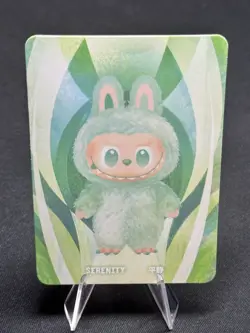 LABUBU BIG INTO ENERGY CARD SERENITY GREEN ORIGINAL AUTHENTIC RARE - Image 1