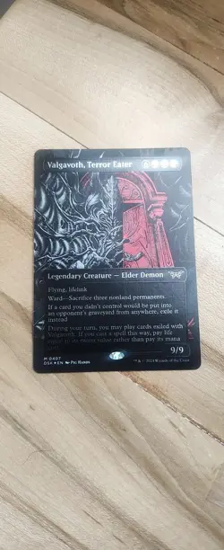 Valgavoth, Terror Eater - Showcase NM Textured Foil - Duskmourn - Image 2