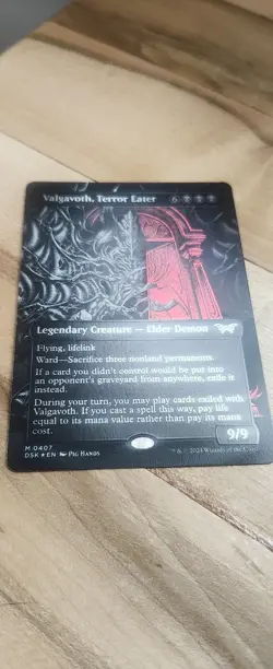 Valgavoth, Terror Eater - Showcase NM Textured Foil - Duskmourn - Image 3
