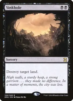 TOP Sinkhole - ETERNAL MASTERS - englisch (n-mint -) * Rare * destroy Land - Image 1