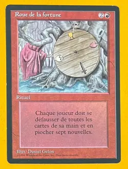 MTG WHEEL OF FORTUNE (French) Revised FBB (OldManMTG 010-907) - Image 1