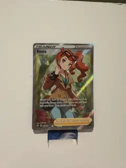 Sonia 192/192 NM Full Art Ultra Rare Sword&Shield Rebel Clash Pokemon TCG LP/NM - Image 1