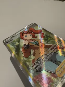 Sonia 192/192 NM Full Art Ultra Rare Sword&Shield Rebel Clash Pokemon TCG LP/NM - Image 3