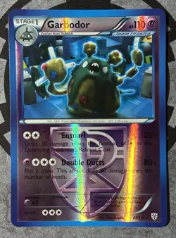 Pokemon TCG: GARBODOR Plasma Storm 67/135 Rare Reverse Holo Team Plasma- LP - Image 1