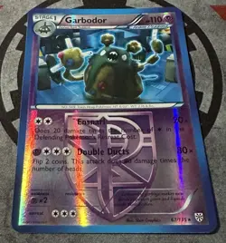 Pokemon TCG: GARBODOR Plasma Storm 67/135 Rare Reverse Holo Team Plasma- LP - Image 2