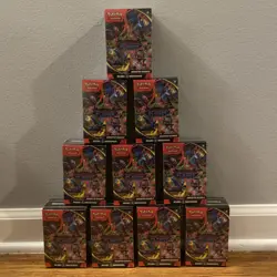 Pokemon TCG Phantasmal Flames Booster Bundle Lot of 10 In Hand Mega Evolutions - Image 2