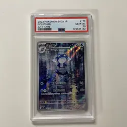 2023 Pokemon JPN SV2A-POKEMON 151 ART RARE #176 Poliwhirl PSA 10 Japanese GEM - Image 4