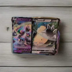 Pokemon Promo/Jumbo cards Lot Of 6 Rare V/Full Art Holo Pikachu Jumbo/SnorlaxV🔥 - Image 1