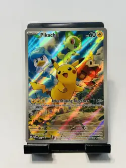 Pokemon TCG Pikachu 027 Scarlet & Violet Promo NM - Image 1