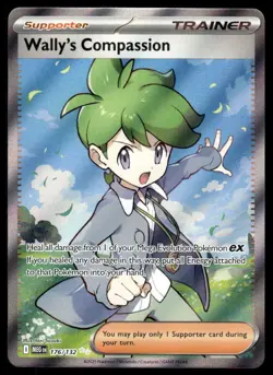 Pokemon TCG ME01: Mega Evolution #176/132 Wally's Compassion NM - Image 1