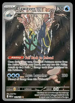 Pokemon TCG ME01: Mega Evolution #141/132 Clawitzer NM - Image 1