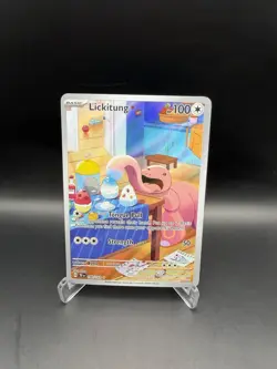 Pokemon Lickitung TCG Scarlet & Violet Temporal Forces 180/162 Illustration Rare - Image 1