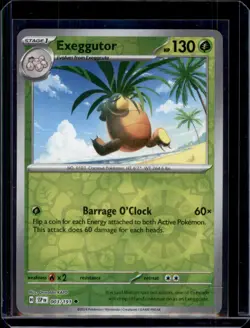 Exeggutor SV08: Surging Sparks Pokemon 003/191 Reverse Holo NM+ - Image 1