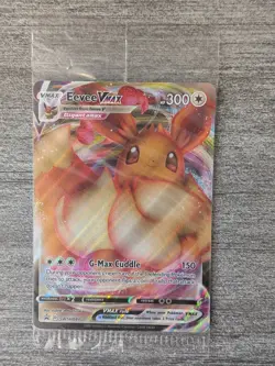 Pokemon TCG Eevee VMAX SWSH087 Black Star Promo Holo - SP62 - Image 1