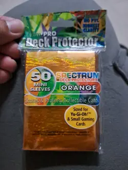 Yu-Gi-Oh! Ultra Pro SPECTRUM Deck Protector Sleeves Orange NEW SEALED Lot #2 - Image 1
