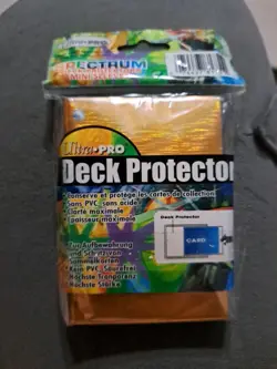 Yu-Gi-Oh! Ultra Pro SPECTRUM Deck Protector Sleeves Orange NEW SEALED Lot #2 - Image 2