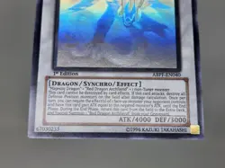 YuGiOh Majestic Red Dragon ABPF-EN040 1st Edition Ghost Rare NM - Image 4