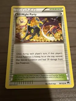 Pokemon TCG All-Night Party Breakpoint Uncommon Card 96/122 Regular NM - Image 2