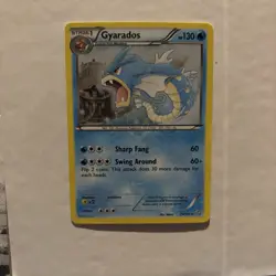 Gyarados 24/124 BW Dragons Exalted Reverse Holo Cosmos Rare Pokemon Card - Image 1