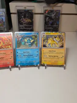 Prismatic Evolutions Poster Collections 3 Promo Cards Flareon Vaporeon Jolteon - Image 3