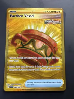 Pokemon TCG Earthen Vessel Trainer Shrouded Fable Holo Card 096/064 SV - Image 1