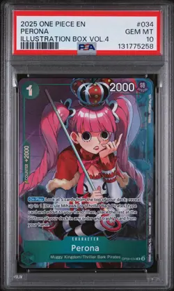 Perona (Illustration Box Vol.4) OP09-034 One Piece Promotion Cards Foil - Image 1