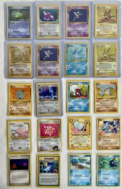 Vintage Pokemon Card Lot - Fossil Rares Haunter Raichu Articuno Hitmonlee More - Image 1