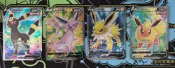 S-Chinese Eevee Heroes (CS4AC) SR Cards X4 Umbreon Jolteon Espeon & Flareon NM - Image 1