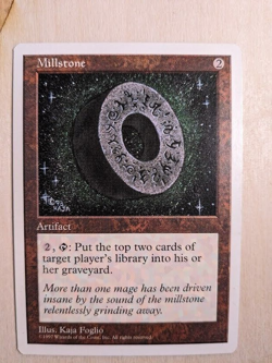 MTG - Millstone - 5th Edition - Rare - Artifact - Excellent / Near Mint - Image 1