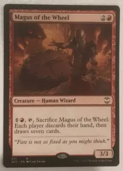 MAGUS OF THE WHEEL Streets of New Capenna Commander MTG Magic - Image 1