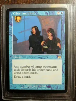 MtG Onslaught WHEEL AND DEAL MP Magic the Gathering - Image 1