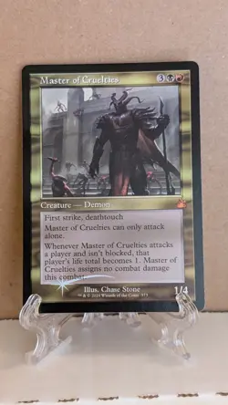 MTG - Master of Cruelties - FOIL Retro Frame Mythic #373 - Ravnica Remastered NM - Image 1