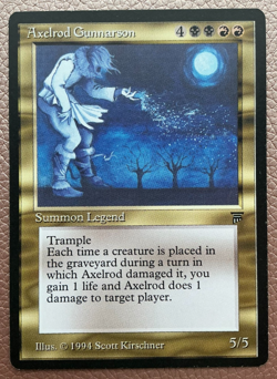 Axelrod Gunnarson MTG Magic the gathering - Image 1