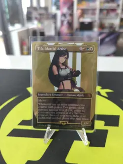 Tifa, Martial Artist (Borderless) (Surge Foil) Commander: Final Fantasy Foil - Image 1