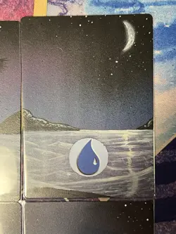 4x ISLAND Panorama • Altered Painted Art • Mtg (1622) - Image 3