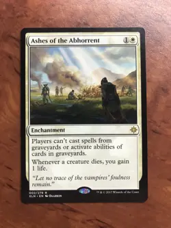 Ashes of the Abhorrent MTG Magic the Gathering Card NM Near Mint Ixalan XLN - Image 1