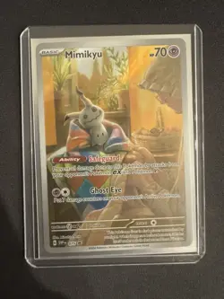 Pokemon Mimikyu SVP 075 Paldean Fates Black Star Promo NM/M - Image 1
