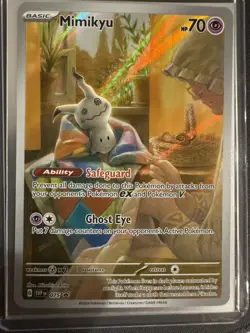 Pokemon Mimikyu SVP 075 Paldean Fates Black Star Promo NM/M - Image 2