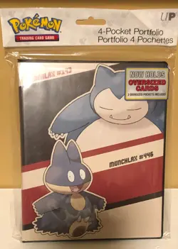 Pokemon Snorlax 4-Pocket Portfolio Binder (Unopened) - Image 1