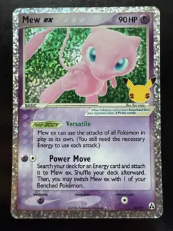 Pokemon Mew ex 88/92 25th Anniversary Celebrations Class Collection Holo (NM) - Image 1