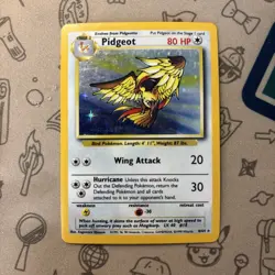 Pokemon Card - Error No Symbol Pidgeot Jungle 8/64 Holo Rare - Image 3