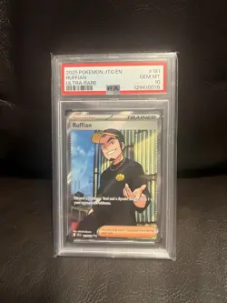 2025 POKEMON JTG EN-JOURNEY TOGETHER ULTRA RARE #181 RUFFIAN PSA 10 - Image 1