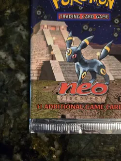 Pokemon TCG 1st Ed Neo Discovery Booster Pack Open/Empty Umbreon - Image 5