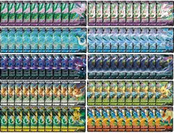 100 Lot Gem Pack V RR Pokemon Chinese Card Umbreon Gengar Eevee Sylveon #A4-SQ - Image 1
