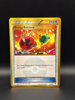 Pokemon TCG Energy Retrieval 99/98 Secret Rare Trainer XY Ancient Origins - LP - Image 1