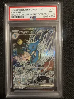 Kingdra EX 131 SVP Promo Shrouded Fable Scarlet & Violet Pokemon PSA 9 - Image 1