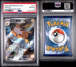 Pokemon TCG Raichu 2023 Paldea Evolved IR #211/193 PSA 8 - Image 3