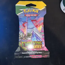 Pokemon Sword and Shield Evolving Skies Hanger Booster Pack Sealed New - Image 1