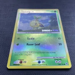 Turtwig 103/130 | DP: Burger King Promos 2008 | Pokemon TCG Stamped Reverse Holo - Image 3
